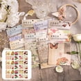 thumbnail image 1 of Scrapbooking Paper Vintage Style Ornamental Pattern Letters Printing Artistic Notebook Natural Journaling Paper Stationery Supplies, 1 of 8