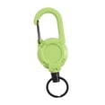thumbnail image 1 of Almencla Porte-Clés Rétractable 23.6 Pouces Porte-Badge en Acier pour Randonnée Pêche Vert, 1 of 8