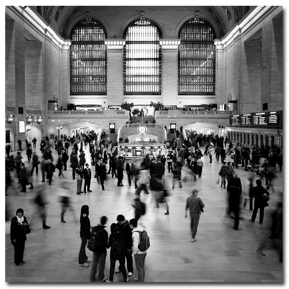 Trademark Art "Rush Hour" Canvas Art by Nina Papoirek