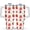 White-2, variant on 40oz Strawberry Tumbler with Handle & Straw, Stainless Steel Insulated Cup, Leak Proof Travel Mug, Keeps Drinks Hot/Cold, Nurse Coffee Cup, Gifts for Women Men
