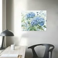 thumbnail image 4 of EastSmooth  Framed Flowers Canvas Wall Art - Blue Floral Canvas Pictures, Living Room Wall Decor, Blue Hydrangea Botanical Canvas Prints Painting Abstract Artwork Bedroom Office Home, 4 of 5