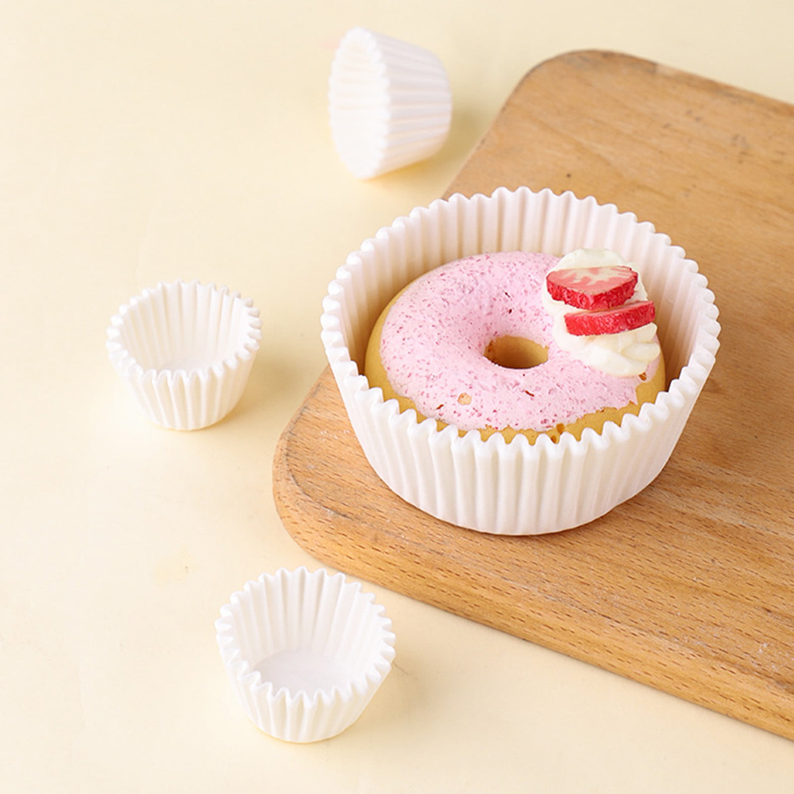 120 Pcs Mini Cupcake Liners Paper Baking Cups Cake Candy Cookie Muffin Bite  Size 