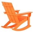 thumbnail image 6 of Costaelm Palms Outdoor HDPE Plastic Adirondack Rocking Chair (Set of 2), Orange, 6 of 7