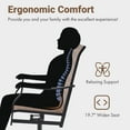thumbnail image 7 of STARY Outdoor Dining Chairs Set of 8, 360°Swivel Patio Dining Chair with Textilene Fabric, Outdoor Metal Armchair All Weather Resistant, Ergonomic Comfort, Perfect for Patio, Backyard, Balcony, 7 of 7