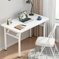 thumbnail image 2 of Giantex Universal Table Top, Solid One-piece Wooden Desktop  w/Cable Holes Office Relevance Tabletop Easy Assembly, 2 of 8
