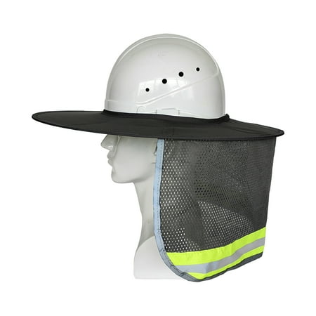 

Pinnaco Sunscreen Helmet Brim for Reflective Safety: Suitable for Construction Sites Installation