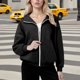 thumbnail image 1 of HongQid Hoodies for Women Soft Zip Up Hooded Long Sleeve Casual Oversized Sweatshirt Hooded Tops, 1 of 7