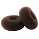 thumbnail image 2 of Scrunchy Updo ondulado pelo liso moño clip desordenado donut moños extensión de pelo sintético (rubio oscuro y rubio blanqueado), 2 of 5