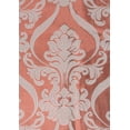 thumbnail image 5 of Luxury Jacquard Curtain Panel with Attached Waterfall Valance, 54 by 84-Inch Ashley Brick (1-Panel), 5 of 5