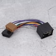 thumbnail image 4 of Arnés de cableado de radio de coche, kit de conector estéreo de arnés de cables de altavoz de coche Cable de arnés de conector de línea de audio Adaptador de enchufe ISO compatible con E36 E46 E39 Amonsee No, 4 of 6