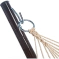 thumbnail image 3 of Castaway Living Navy Quilted Hammock w/ Patented KD Space Saving Stand & Detachable Pillow, 3 of 6