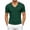 Blue shirt for men #8, variant on SeCaotees Short Sleeve Solid V‑Neck T‑Shirts for Men Regular Fit Stretchy Lightweight Knit Fabric Versatile Everyday Casual Pullover Tops Army Green,L