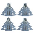 thumbnail image 4 of Billuyoard Bolsa de vajilla de Navidad de 4 piezas, decoración de de comedor, árbol de Navidad, fiesta, Hotel, cafetería, cubiertos, Kits de decoración para fiestas, 4 of 6