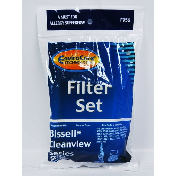 Envirocare Bissell Cleanview Series Filter Set F956