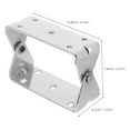 thumbnail image 6 of HEANUJJ Commercial Baking Oven Door Hinge Stainless Steel Heavy Duty U Shape Hardware, 6 of 8
