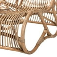 thumbnail image 6 of Bowery Hill Contemporary Bohemian Natural Rattan Lounge Chair, 6 of 10