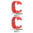 thumbnail image 3 of Matsuzay Reemplazo de correa de deportiva de silicona con herramientas para reloj inteligente M430 correa de ajustable para Polar rojo 2piezas, 3 of 5