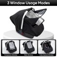 thumbnail image 4 of Funda Impermeable Universal para Silla de Coche de Bebé Kaseeous Negra, 4 of 8