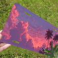 thumbnail image 5 of 1 Pcs 2D Flat License Plate Covers & Frames, Sunset over Palm For Decorative Front, Waterproof For Decoration Aluminum License Plate Covers & Frames Cover For Men Women, 12" X 6", 5 of 6