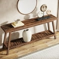 thumbnail image 4 of Farmhouse Console Entryway Table: 70.9 Inches All Wood Console Table for Entrance, 4 of 5