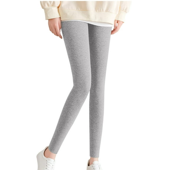 Posijego Women's Fleece Lined Leggings Fall Winter High Waisted Bottom Thermal Thick Leggings for Women