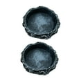 thumbnail image 3 of 2pcs platos de agua reptiles alimentador de tazones de comida para camaleón tortuga de rana cuernos Redondo, 3 of 8