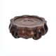thumbnail image 1 of Pedestal tallado retro de estilo chino for jarrones, bonsáis y juegos de té con base de madera., 1 of 6