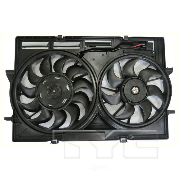 TYC 624630 Dual Radiator And Condenser Fan Assembly Fits select: 2010-2016 AUDI S4