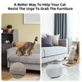 thumbnail image 2 of Nisrada Cat Scratcher, L Shape Cat Scratching Board, 23.6 Inch with Ball Toy for Indoor Cats Wall Mounted, 2 of 10