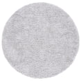 thumbnail image 2 of Safavieh Flokati Lavena Solid Polyester Shag Area Rug, Light Gray, 6'7" x 6'7" Round, 2 of 10