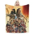 thumbnail image 4 of Walking Dead Throw Blanket 80"X60" Soft Flannel Lightweight Plush Air Conditioner Quilt Suitable For Sofa,Living Room,Bedroom,Double Bed, 4 of 4