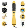 thumbnail image 6 of Hair Dryer and Blow Dryer Brush in one, Aima Beauty 4 in 1 Upgrade Hot Air Brush for Women, Negative ion, Frizz Less, Yellow, 6 of 7