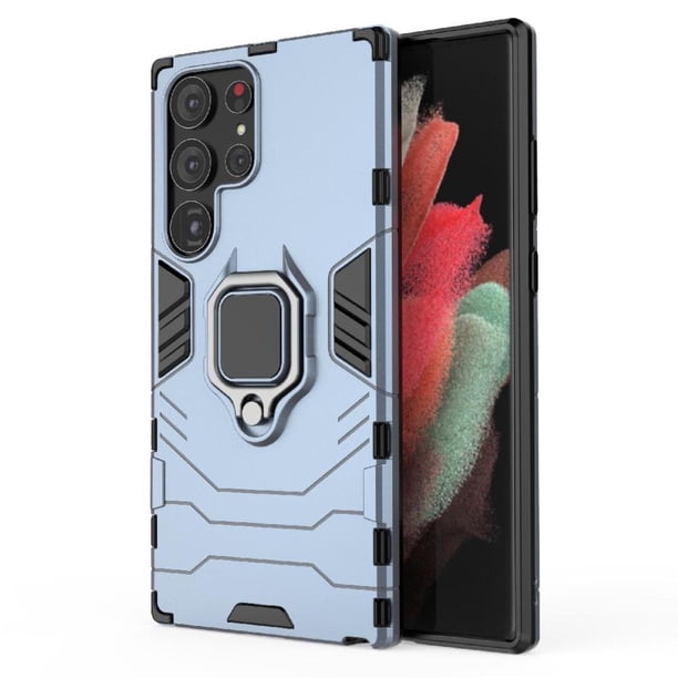 Funda para Samsung Galaxy S23 ULTRA 5G con Soporte Anillo Giratorio 360° y Protección Resistente a Golpes y Caídas