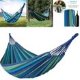 thumbnail image 4 of Feoflen Double Camping Hammock, Hanging Chair Outdoor Swing Sleeping Bed for Garden, with/without Pole, 4 of 6