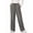 Gray, variant on MOSHU Wide Leg Jeans for Women Elastic Waisted Denim Pants Straight Casual Womens Jean with Side Pockets