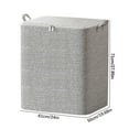 thumbnail image 2 of TOPRenddon Storage Bag Stackable Closet Organizer, Comforters and Blankets Large Capacity Folding With Reinforced Handle Zipper for Clothes Comforters Pillow Blanket Bedding Quilt, 2 of 5