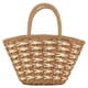 thumbnail image 1 of Bolsos Mano Con Cierre Tejido Paja para Mujer Compras, 1 of 9