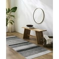 thumbnail image 2 of Boutique Rugs Middlestown Farmhouse Runner Rug - Machine Washable - Black, Cream, Gray - 2'7" x 7'3" Runner, 2 of 19