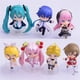 thumbnail image 3 of Original 7 cm 7 estilo Hatsune Miku cantante virtual Anime figura de acción 3D PVC modelo personaje Cosplay accesorios lindos niños encantadores, 3 of 4