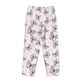 thumbnail image 4 of Kdxio Women's Comfy Stretch Pink Butterflies (2)Print Drawstring Pajama Pants-XX-Large, 4 of 9