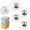 Clear, variant on CMYYNNA 4 Pack 1 Inch Self Adhesive Paste Caster Wheels for Furniture Kitchen Appliance Rollers,Load Capacity 28LBS Per Wheel,Low Profile Swivel Wheels for Bucket Storage Bins