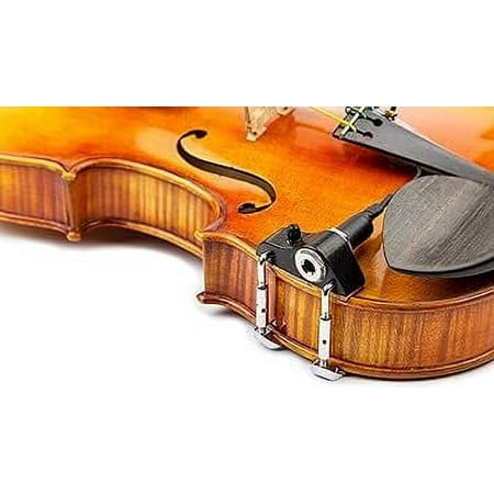KNA VV-3V Portable Piezo Violin/Viola Pickup With Volume Control - Ebony
