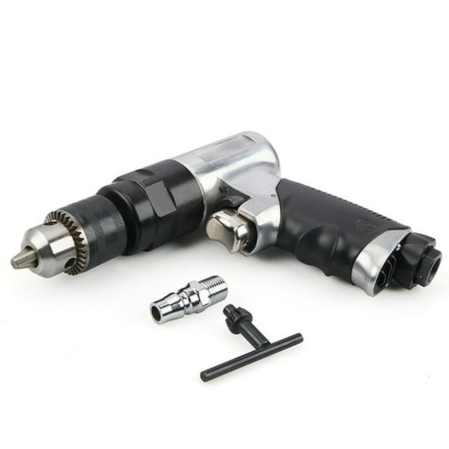 Yeacher Perceuse à Air Pneumatique Réversible 3/8 Pouces 1800RPM Outil Professionnel Polyvalent
