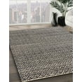 thumbnail image 3 of Ahgly Company Machine Washable Indoor Rectangle Abstract Tan Brown Area Rugs, 8' x 12', 3 of 7