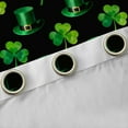 thumbnail image 4 of Feelyou Shamrock Curtains Pack of 2 (52x84 Each), Spring Holiday Window Curtains, 4 of 6