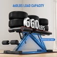 thumbnail image 4 of Weight Bench, Foldable Workout Bench Weights DprodoAdjustable Dumbbell 660lbs Bench Workout for Home Gym, 4 of 8