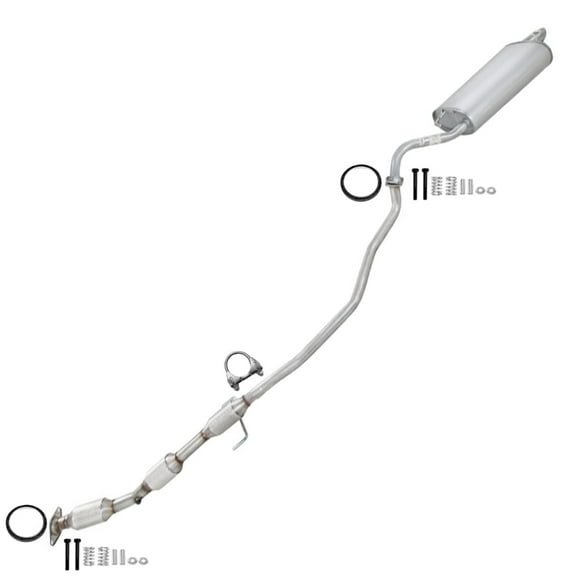 Stainless Steel Complete Exhaust System with Catalytic & Muffler Fits 2014–2019 Toyota Corolla 1.8L – Direct Fit