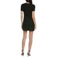 thumbnail image 2 of alice + olivia womens  Coley Slim Fit Tweed Mini Dress, 6, Black, 2 of 3