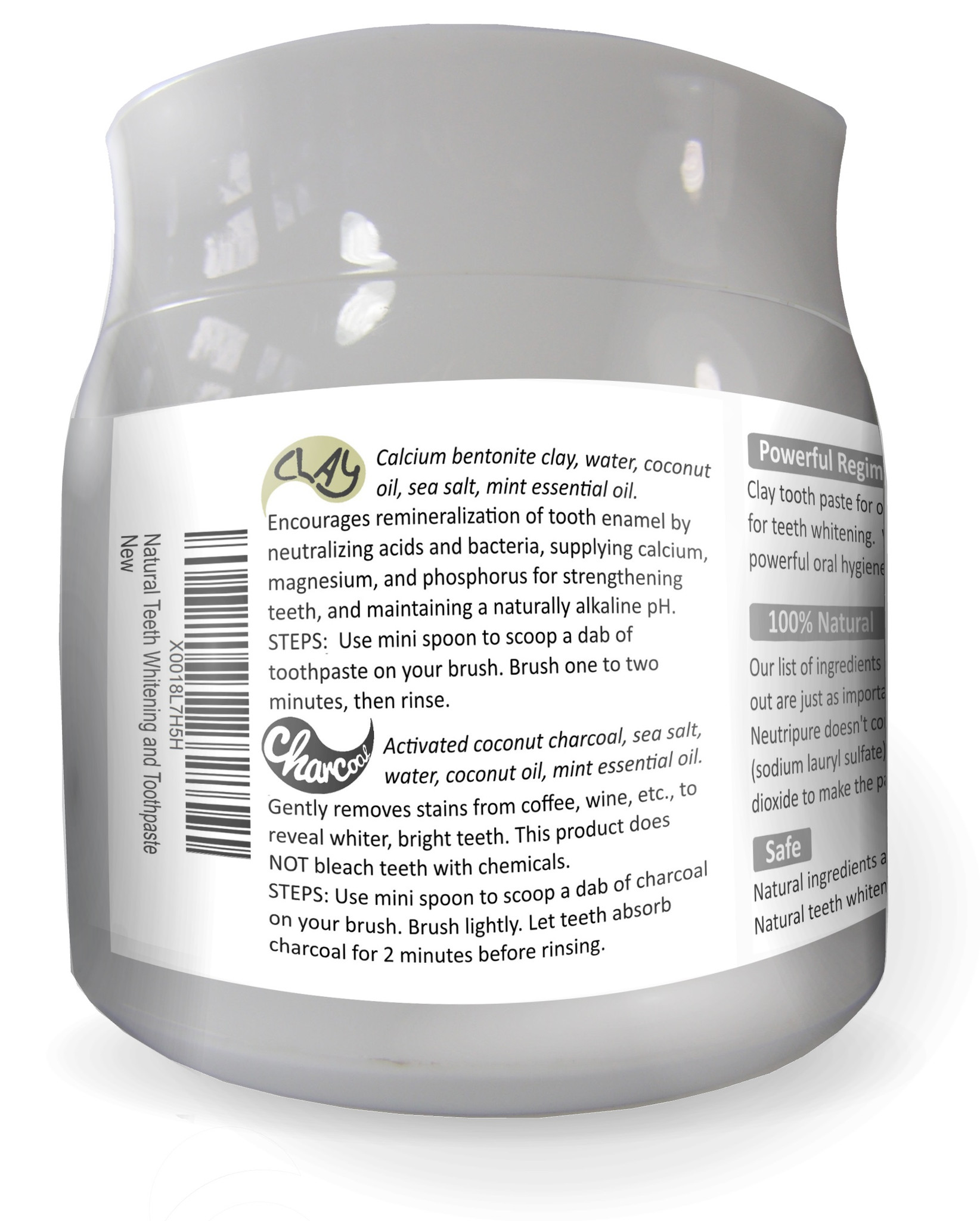 All Natural Teeth Whitening And Toothpaste Coconut Activated