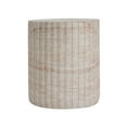 thumbnail image 4 of Outdoor Dining Table Outdoor/Indoor Lightweight Concrete Side Table,Travertine Finish,Patio Table, 4 of 9